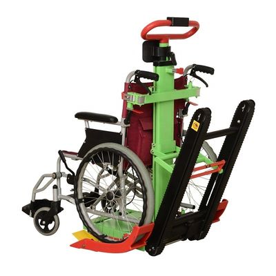 Sedie a rotelle per arrampicata a scala personalizzabile elettrica verde nero