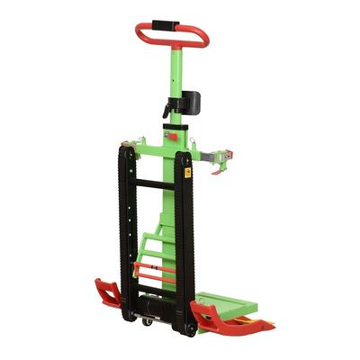 Sedie a rotelle per arrampicata a scala personalizzabile elettrica verde nero
