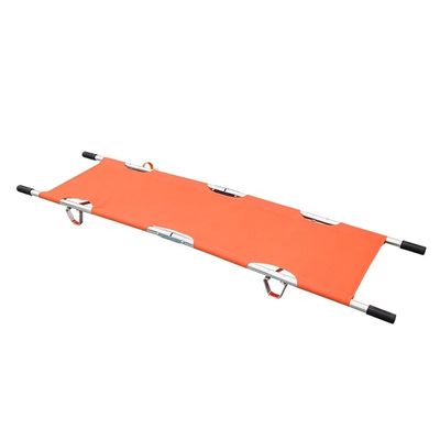 Funzionalità personalizzabile Stretcher in lega di alluminio a quattro pieghe per l'ospedale