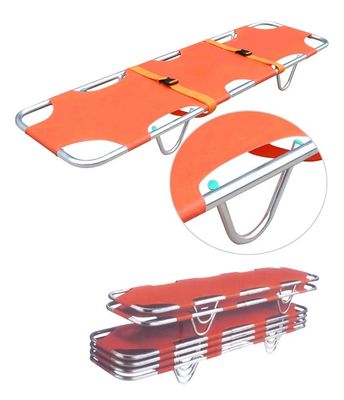 Stretcher per emergenze di massa stackabile Stretcher pieghevole arancione per ambulanze
