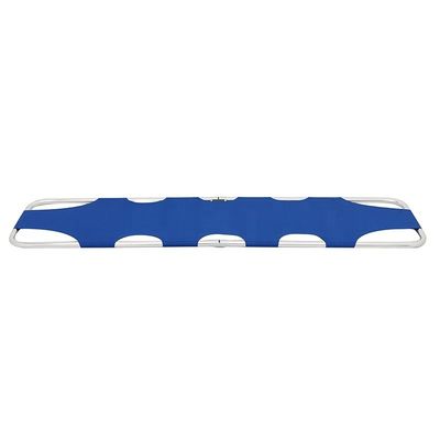 Stretcher di tessuto pieghevole blu di classe I Stretcher pieghevole in alluminio