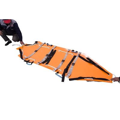 Stretcher di soccorso pieghevole multifunzione Orange Stretcher di soccorso pieghevole
