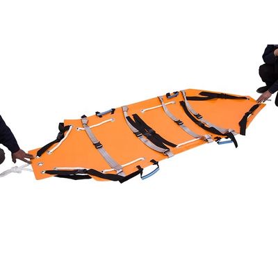 Stretcher di soccorso pieghevole multifunzione Orange Stretcher di soccorso pieghevole