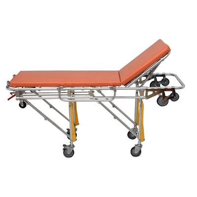 Ospedale Stretcher Orange Ambulance Portable classe I Ambulance Stretcher Trolley