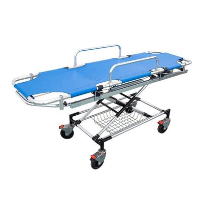 Letto per barrette per ambulanze blu Legno di alluminio legato barrette mediche trasporto