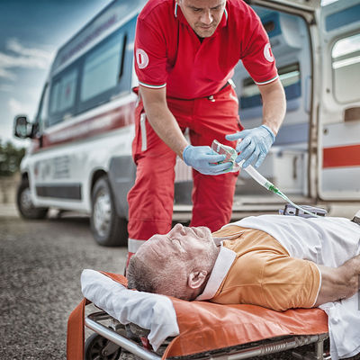 Ambulanza mobile portaletto pieghevole Ems Gurney