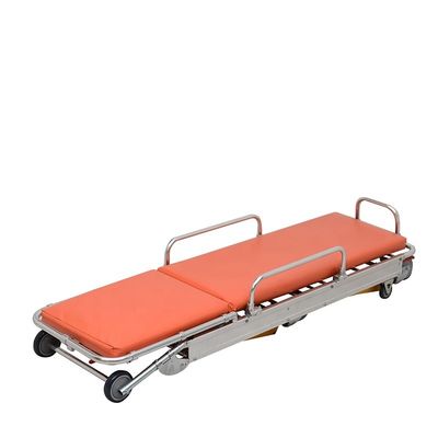 Stretcher regolabile di classe I Stretcher di carico automatico arancione con palo IV