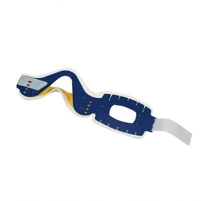 Collare cervicale regolabile per uso medico CE Collare cervicale regolabile blu giallo