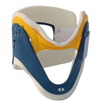 Dispositivo di trazione cervicale per collare medicale blu giallo Certificato CE