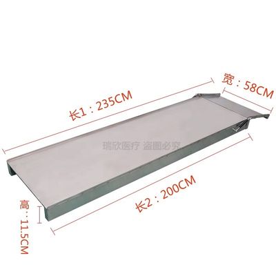 Logo personalizzato accettabile conveniente stainless steel stretcher base per l'ambulanza