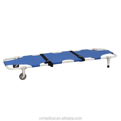Stretcher pieghevole per ospedali in lega di alluminio per l'ambulanza certificato CE 2020