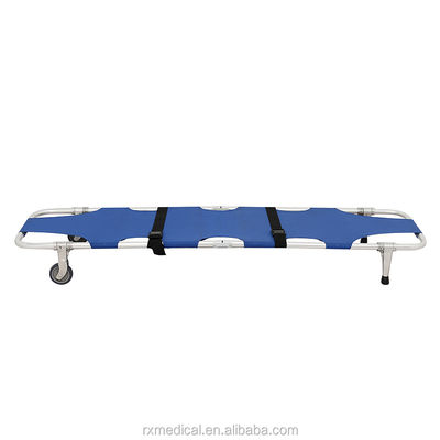 Stretcher pieghevole per ospedali in lega di alluminio per l'ambulanza certificato CE 2020