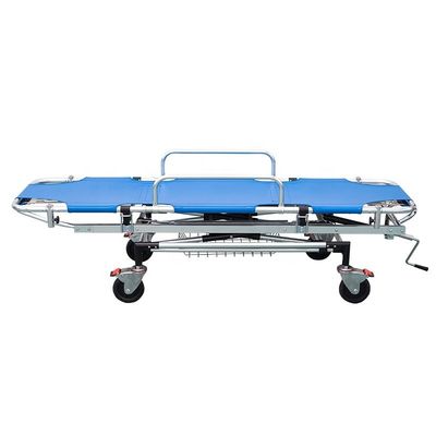 Letto di soccorso per ambulanze di emergenza in lega di alluminio blu per i primi soccorsi