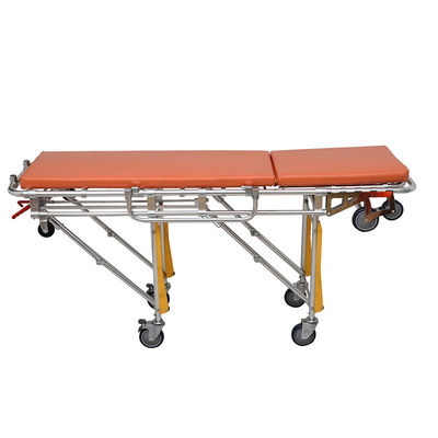 Logo personalizzato Stretcher pieghevole in alluminio Stretcher idraulico arancione