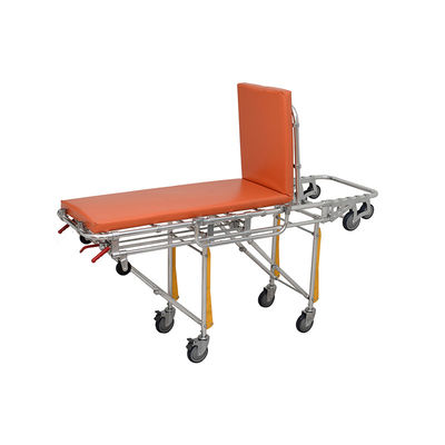 Logo personalizzato Stretcher pieghevole in alluminio Stretcher idraulico arancione