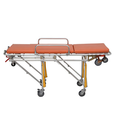 Logo personalizzato Stretcher pieghevole in alluminio Stretcher idraulico arancione