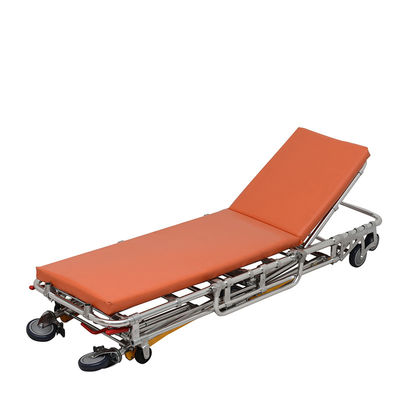 Logo personalizzato Stretcher pieghevole in alluminio Stretcher idraulico arancione