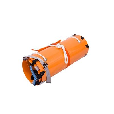 Stretcher di salvataggio pieghevole in plastica composita arancione per dispositivi di primo soccorso 250*84*0,5 cm