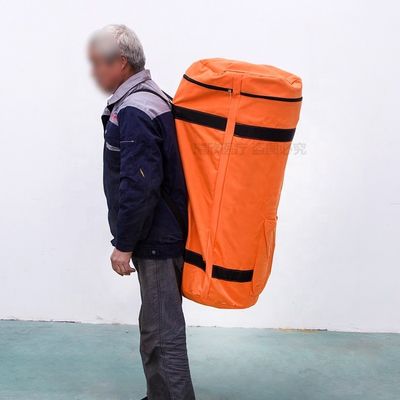 Stretcher di salvataggio pieghevole in plastica composita arancione per dispositivi di primo soccorso 250*84*0,5 cm